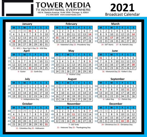 2025 Tv Broadcast Calendar Ulla Theressa