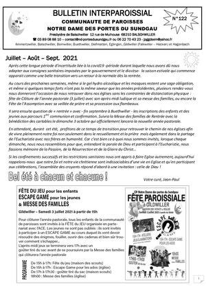 Calaméo Bulletin n122 Juillet Août Septembre 2021