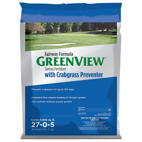 Grv2129183 Lebanon Greenview Fairway Formula Spring Fertilizer Plus Crabgrass Preventer 27 0 5