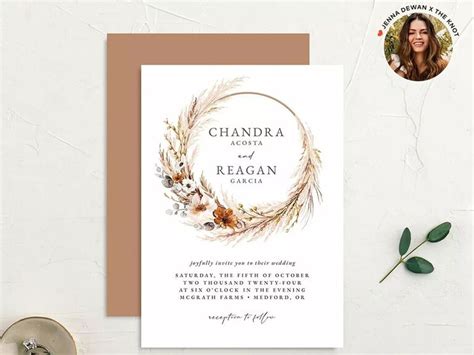 25 Boho Wedding Invitations To Kick Off Your Celebration