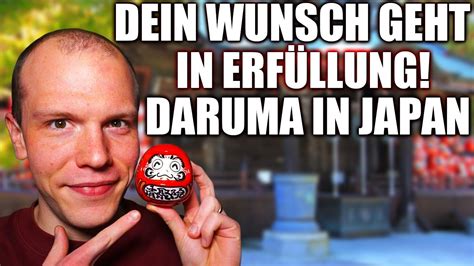 Dein Wunsch geht in Erfüllung und harte Meditation Daruma Figuren in