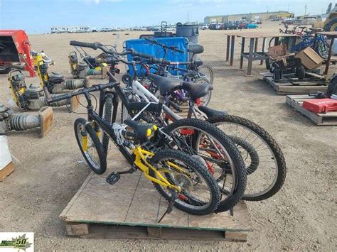 Assorted Bikes Pallets Michener Allen Auctioneering Ltd