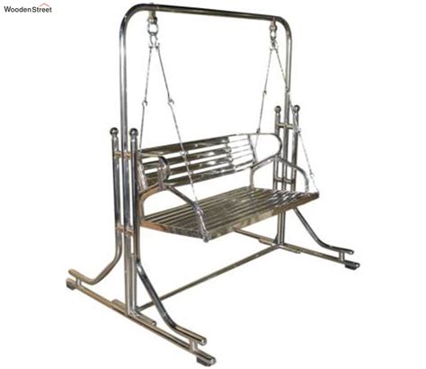 Buy Indoor Stainless Steel Swing Jhula With Reversible Seat Seater