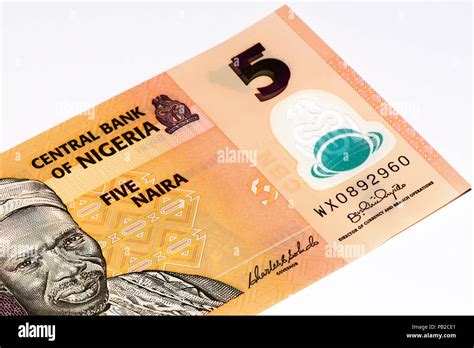 5 Nigerian Naira Bank Note Nigerian Naira Is The Main Currency Of