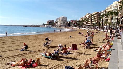 Playa Del Cura Torrevieja 27112019 Youtube