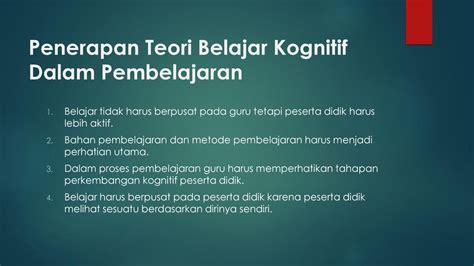 Detail Contoh Teori Belajar Kognitif Koleksi Nomer 10