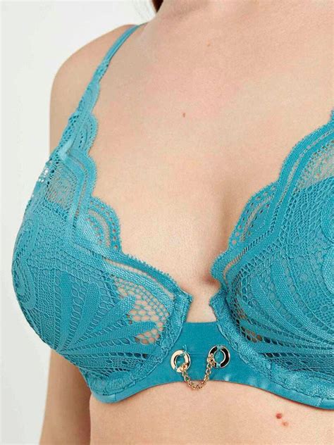 Soutien Gorge Ampliforme Coque Moul E Laura Morgan Bleu Turquoise