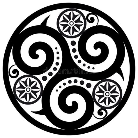 Celtic Symbol Celtic Knot And Triskelion Circle Trinity Sacred