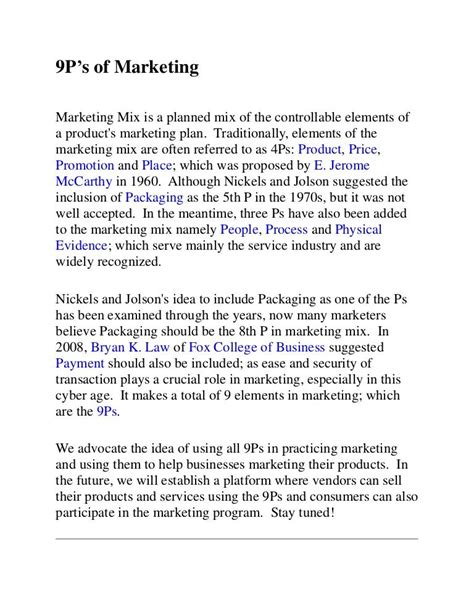 ps  marketing ps  marketing marketing mix marketing