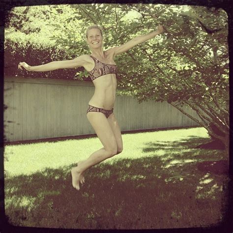Gwyneth Paltrow S Teeny Bikini Has Her Jumping For Joy