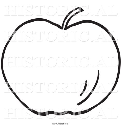 Apple Outline Clipart Free Download On Clipartmag