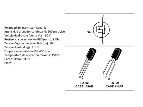 Guide To 2n7000 Mosfet Pinout Specs Equivalent 56 Off