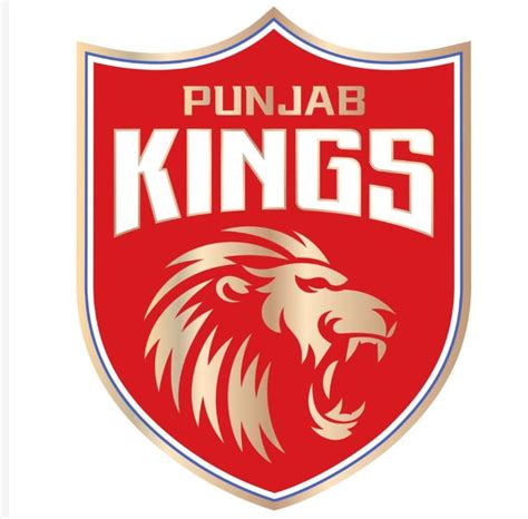 punjab kings cricket team logo red  gold  black background ipl
