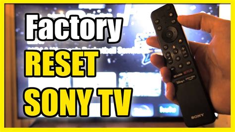 How To Factory Reset Sony TV With Google TV Fix Problems YouTube