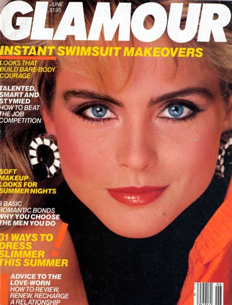 Kim Alexis Covers Glamour Magazine Us June 1985 Kim Alexis Glamour Teen Magazine