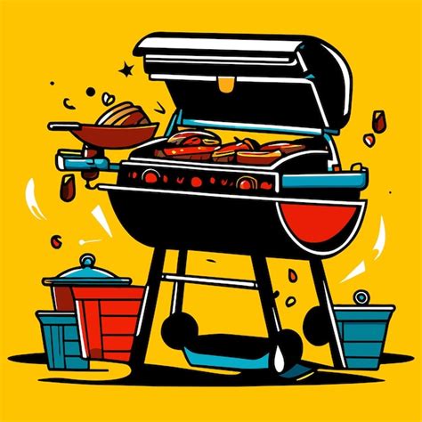 Premium Vector Bbq Grill Vector