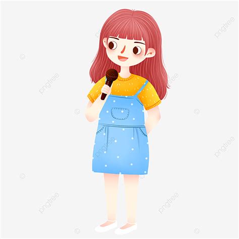 Cute Little Girls PNG Image, Cute Character Little Girl Illustration ...