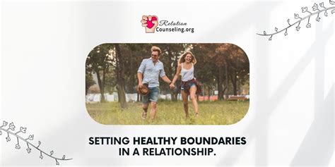 Setting Healthy Boundaries In A Relationship