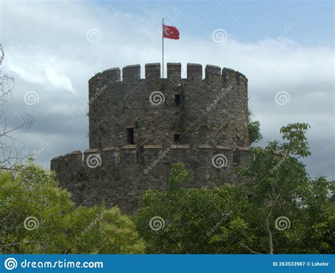 Turkey Istanbul Rumeli Hisari Castle The Top Of The Halil Pasha