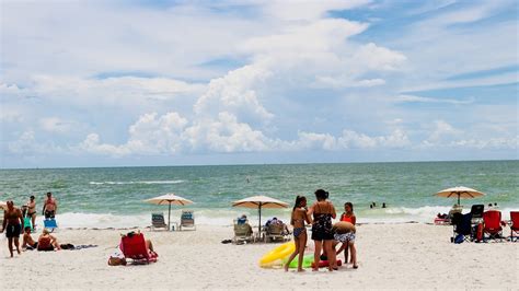 The Boardwalk And The Beach At Johns Pass On Madeira Beach Florida Near