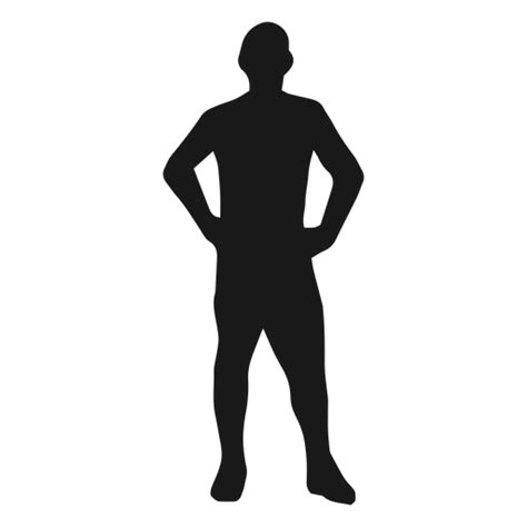 Man Hands Hips Standing Silhouette Png And Svg Design For T Shirts