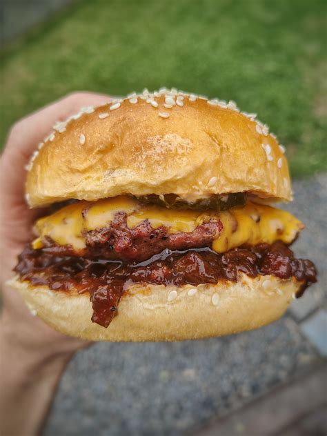 Homemade Bacon Jam Cheeseburger R Burgers