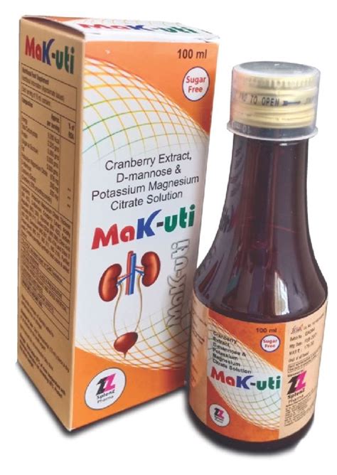 Mak UTI Syrup Packaging Size 100 Ml Packaging Type Bottle At Rs