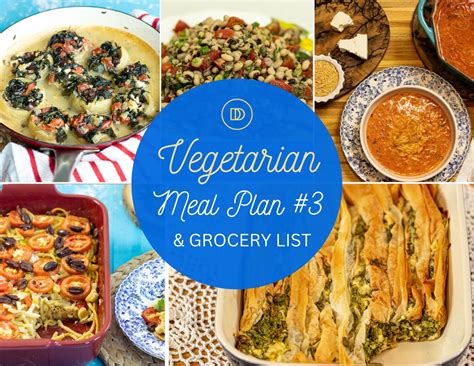 Vegetarian Meal Plan 3 Dimitras Dishes