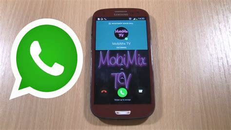 Whatsapp Samsung Galaxy S Granat Incoming Call Via Fake Call Youtube