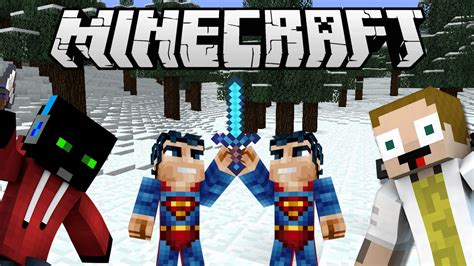 Gejmr Minecraft Minihry Uhc Run Zimn Boj Proti Superman M Youtube