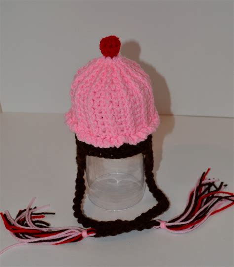 Free Ice Cream Cone Crochet Hat Pattern Sweet Potato 3 Hat Patterns