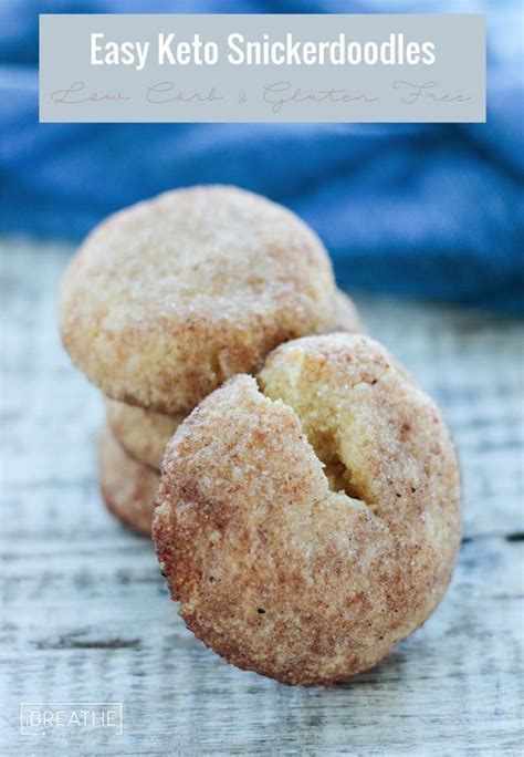 Low Carb Snickerdoodles Keto Gluten Free Vegan Recipes Pinterest