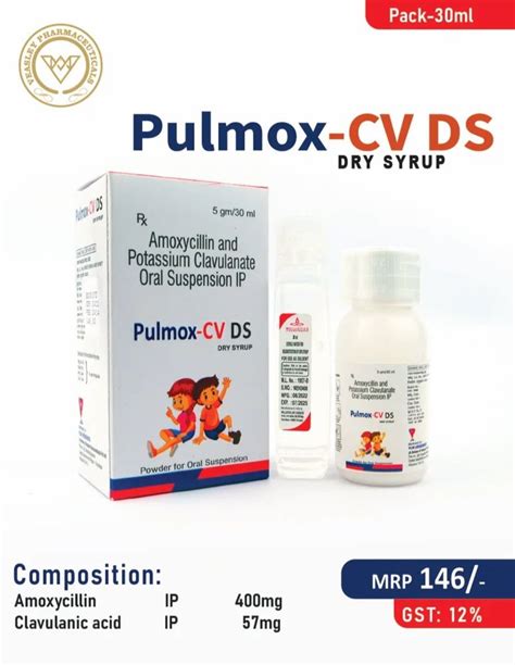 Amoxycillin And Potassium Clavulanate Syrup Strength Mg