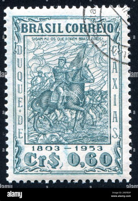 Brazil Circa Stamp Printed By Brazil Shows Duke Of Caxias