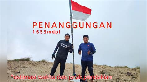 Pendakian Gunung Penanggungan Via Tamiajeng Favorit Pendaki Jatim