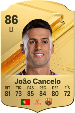 Valoraciones Jugadora de EA Sports FC 24 João Cancelo Electronic Arts