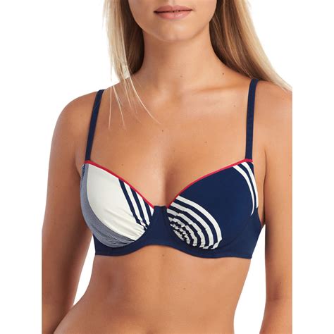 Lisca Armaturiertes Badeanzugoberteil Quinby Blau Kleidung Bikini