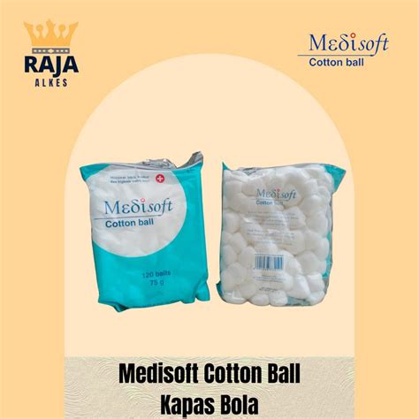 Jual Medisoft Cotton Ball Kapas Bola Isi Balls G Kapas Bulat