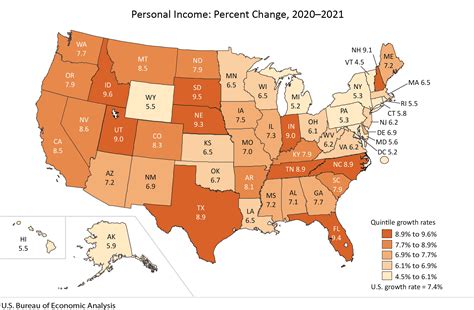 Income By State Map