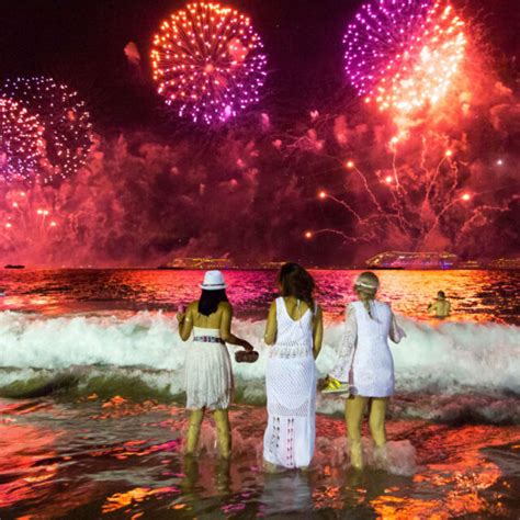 Rio beach fireworks - Travel Off Path