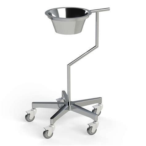 Trolley Mounted Surgical Basin Stand PC1AX Conf Industries