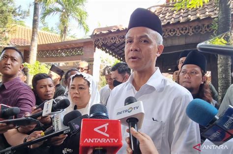 Usai Ziarah Ganjar Selalu Ingat Politik Kemanusiaan Gus Dur Antara News