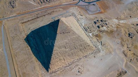 Vista Paisag Stica Da Pir Mide Das Pir Mides Khafre Giza Paisagem