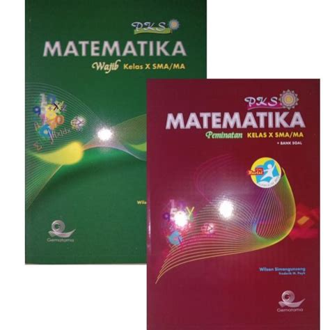 Jual Buku Sma Ma Pks Matematika X Wajib Dan Minat Shopee Indonesia