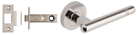 Clipper Lever Door Handle On Round Concealed Rose Polished Chrome 3628 Direct Door Handles