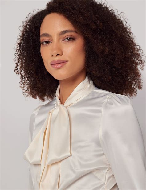 Women S Pussy Bow Blouses Shirts Hawes Curtis