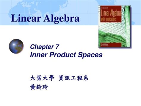 Ppt Chapter Inner Product Spaces Powerpoint Presentation Free