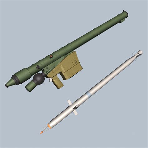 Sa-16 Missile Launcher 3d Model