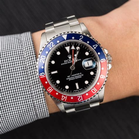 Rolex GMT Master II 16710 Pepsi Bezel 40mm