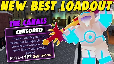 NEW BEST LOADOUT TO COMPLETE THE CANALS ROBLOX DUNGEON QUEST